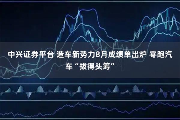 中兴证券平台 造车新势力8月成绩单出炉 零跑汽车“拔得头筹”