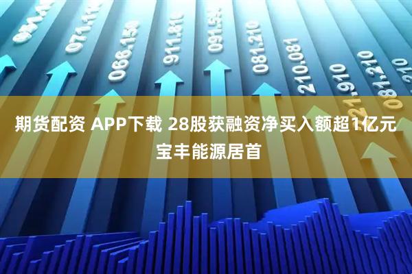期货配资 APP下载 28股获融资净买入额超1亿元 宝丰能源居首