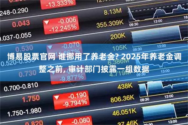博易股票官网 谁挪用了养老金? 2025年养老金调整之前, 审计部门披露一组数据